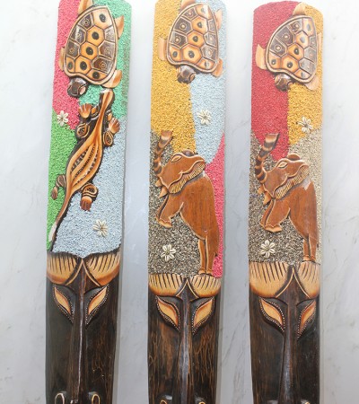 Ahşap Duvara Asmalı 1.Metre Maske Galıleo-10