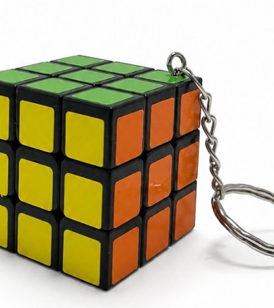 Zeka Küpü Anahtarlık - Mini Rubik Küpü Taşınabilir Oyuncak Alk4012