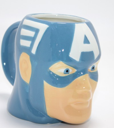 Marvel Captain America (Kaptan Amerika) 3D Kabartmalı Karakter Kupa Bardak Alk4542