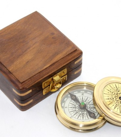 Ahşap Kutulu Pusula Ksk2123