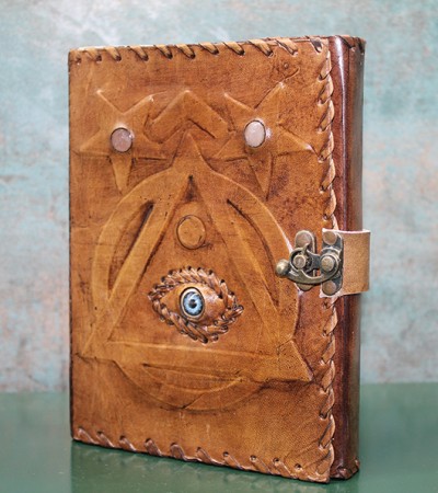 Taşlı Deri Defter Ksk3152