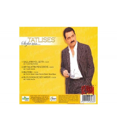 İbrahim Tatlıses Sizler İçin Cd